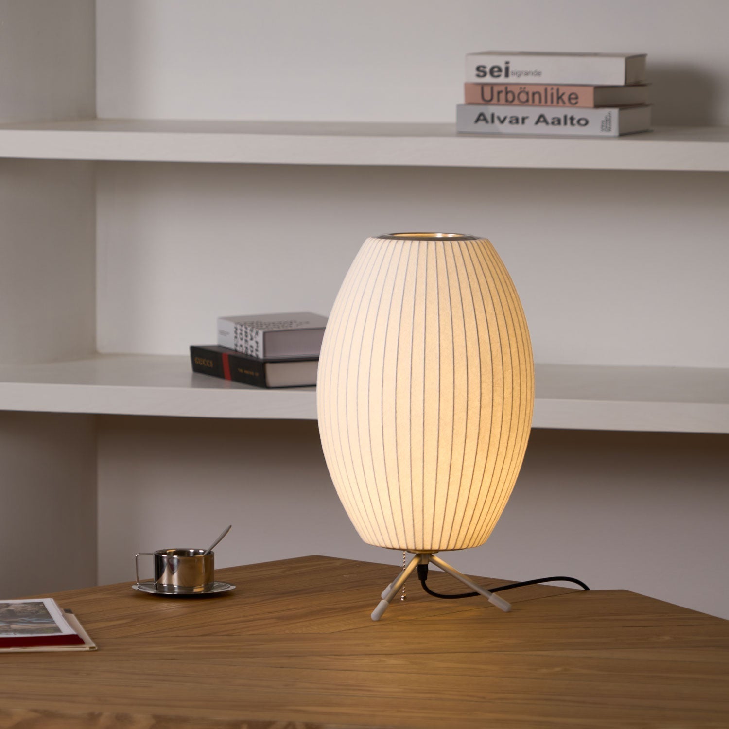 Rostix Steel Minimalist Table Lamp