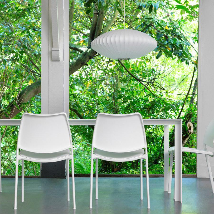 Bis Silk & Steel Pendant Lamp