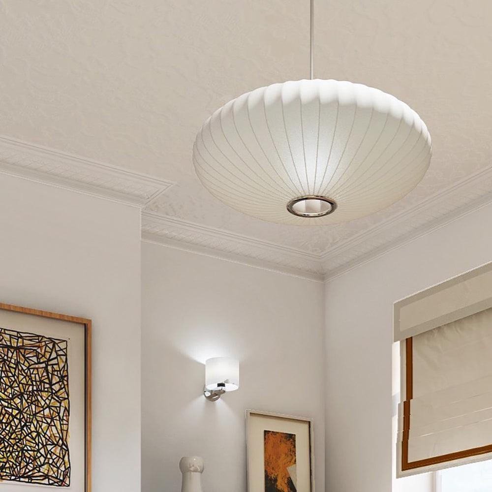 Bis Silk & Steel Pendant Lamp