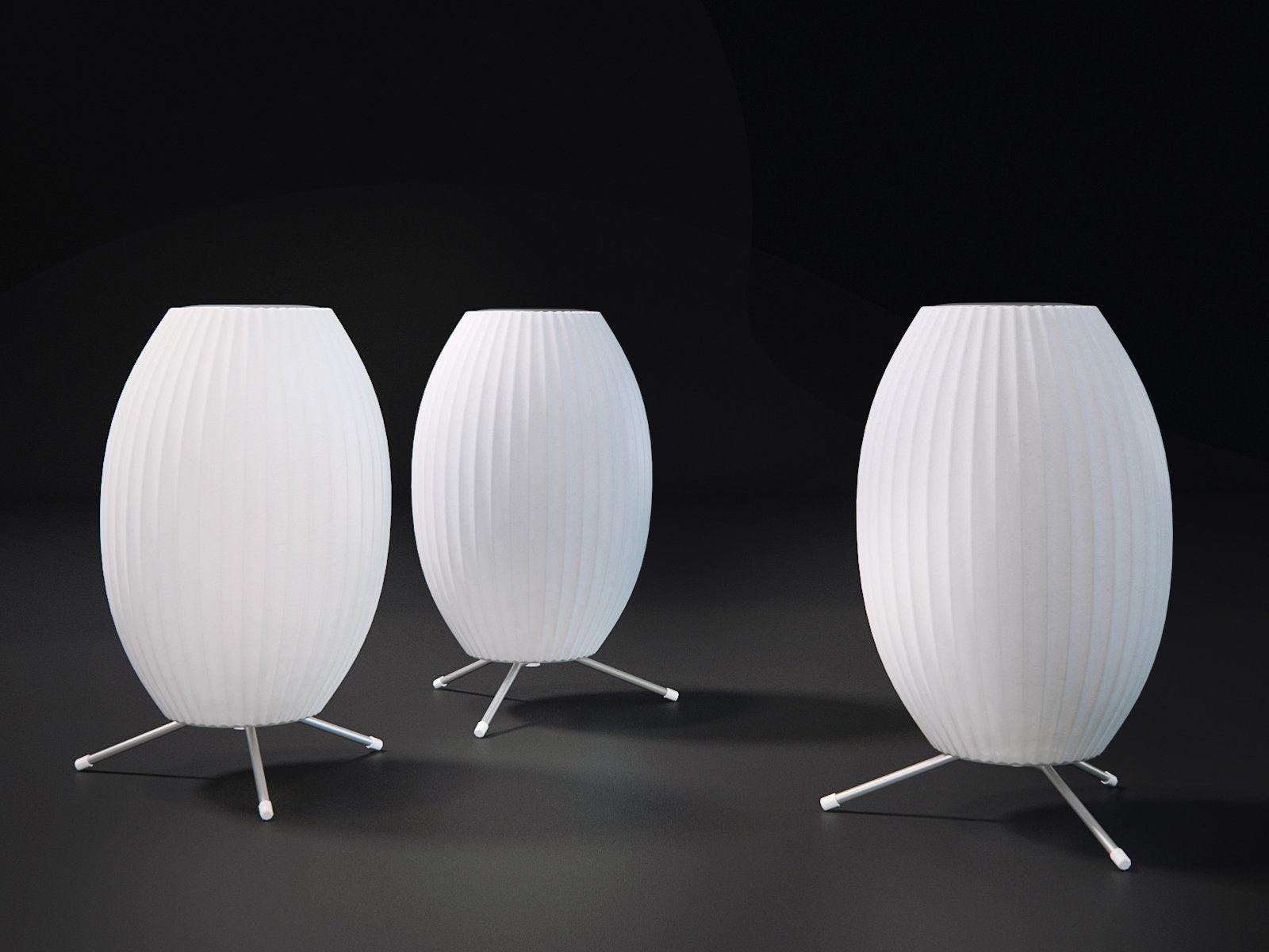 Rostix Steel Minimalist Table Lamp