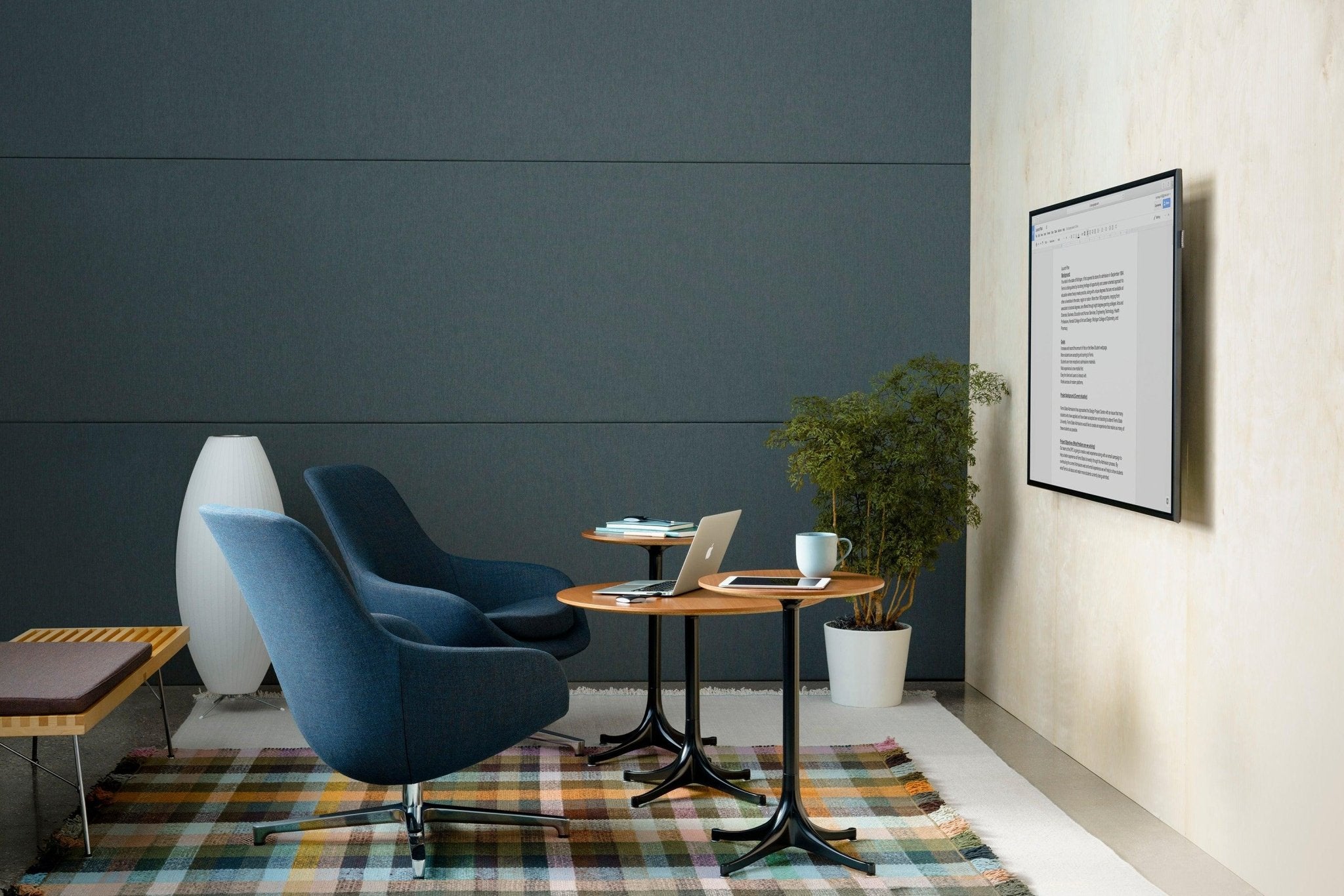Rostix Steel Minimalist Table Lamp