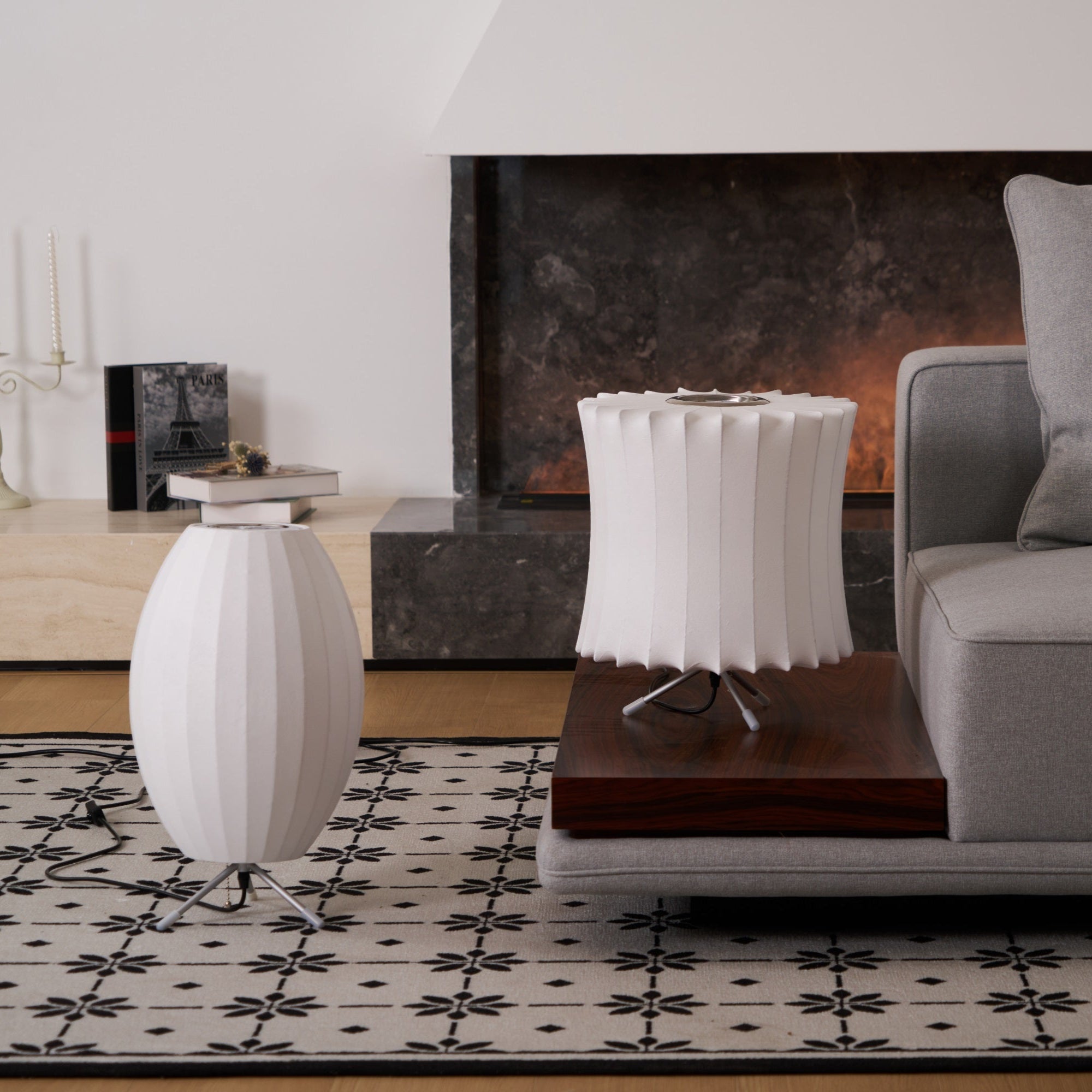 Rostix Steel Minimalist Table Lamp