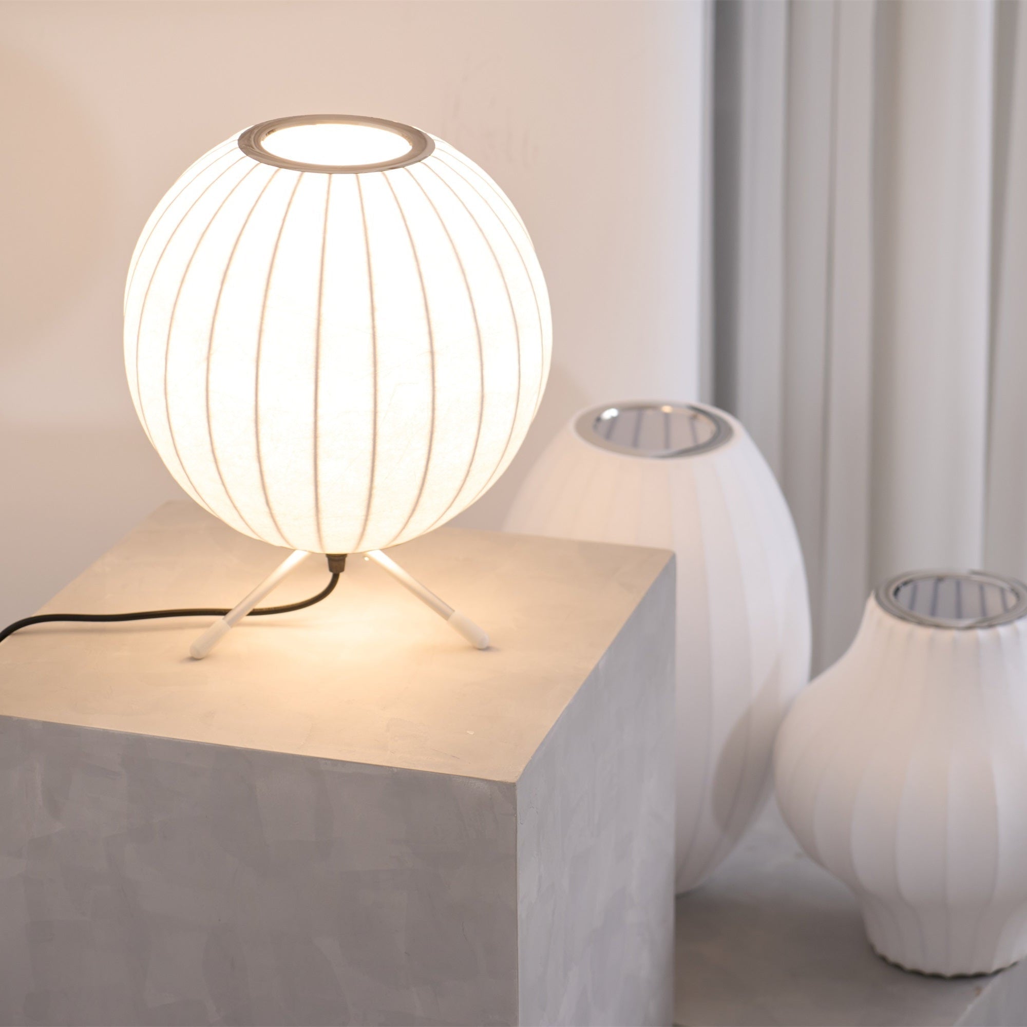 Rostix Steel Minimalist Table Lamp