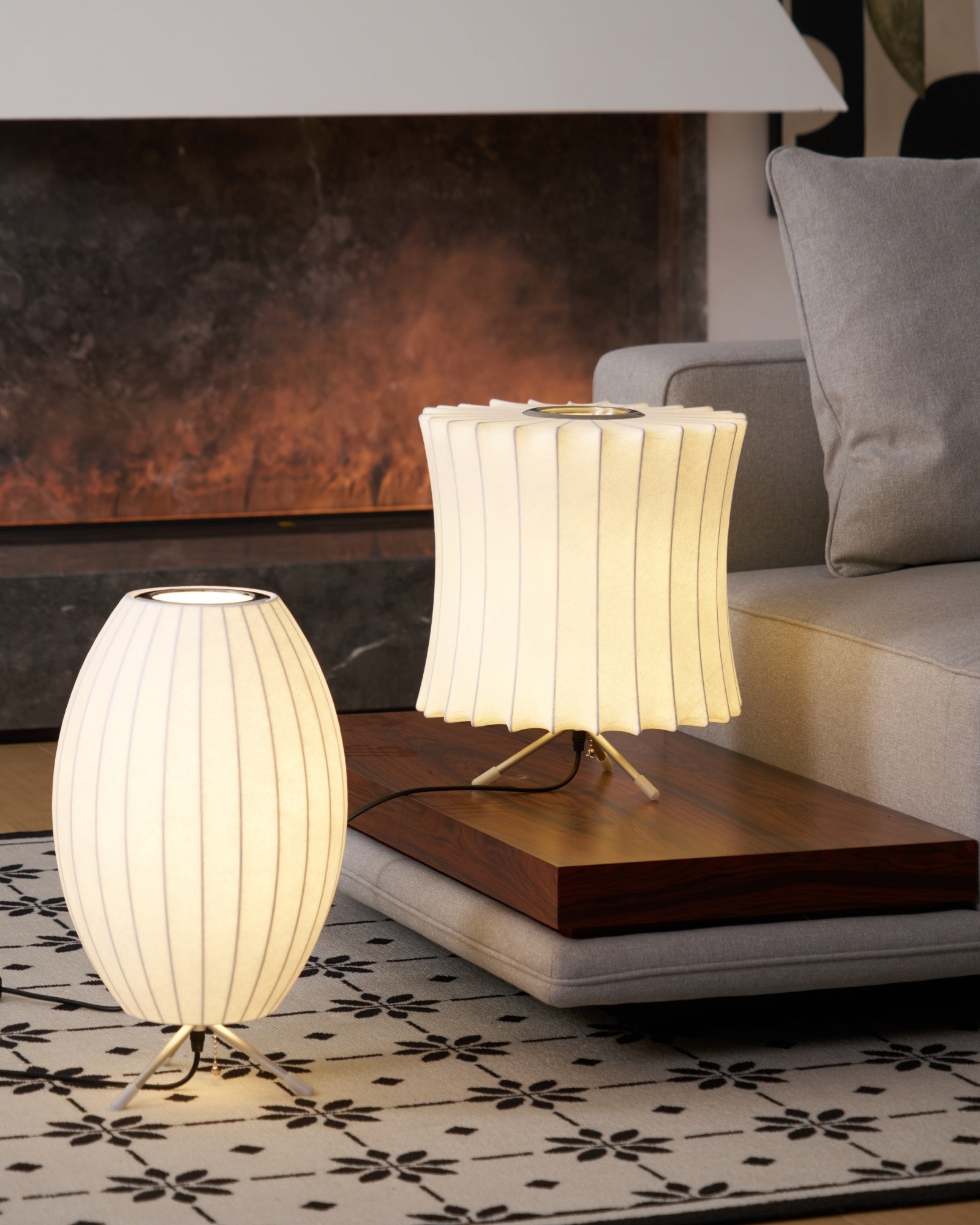 Rostix Steel Minimalist Table Lamp