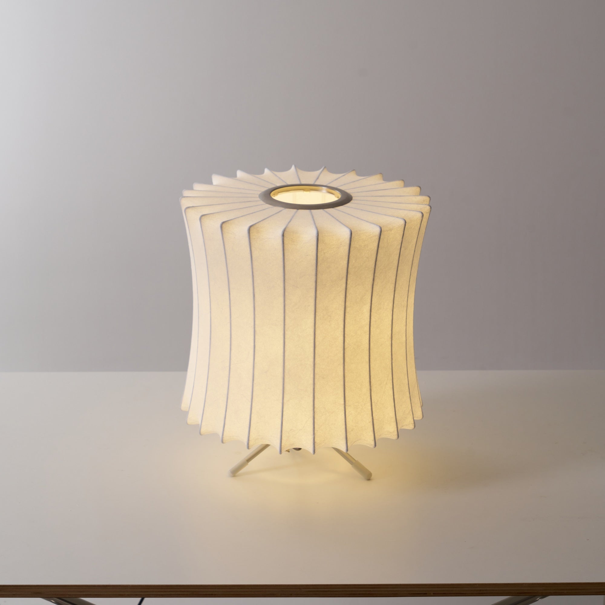 Rostix Steel Minimalist Table Lamp