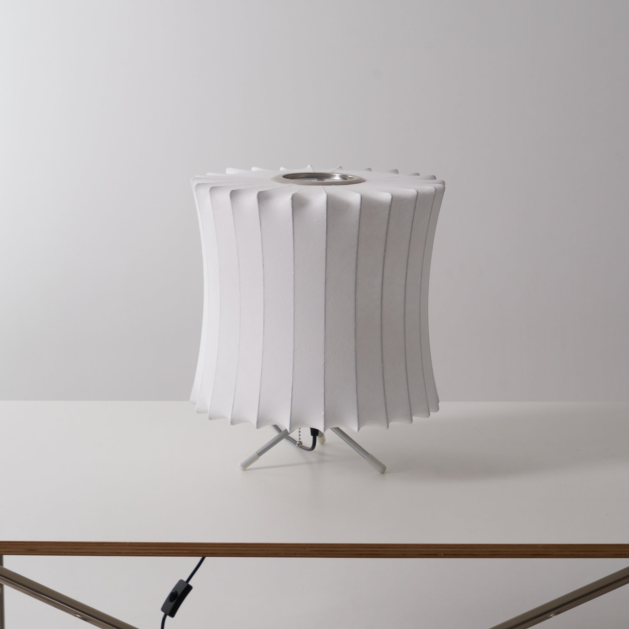 Rostix Steel Minimalist Table Lamp