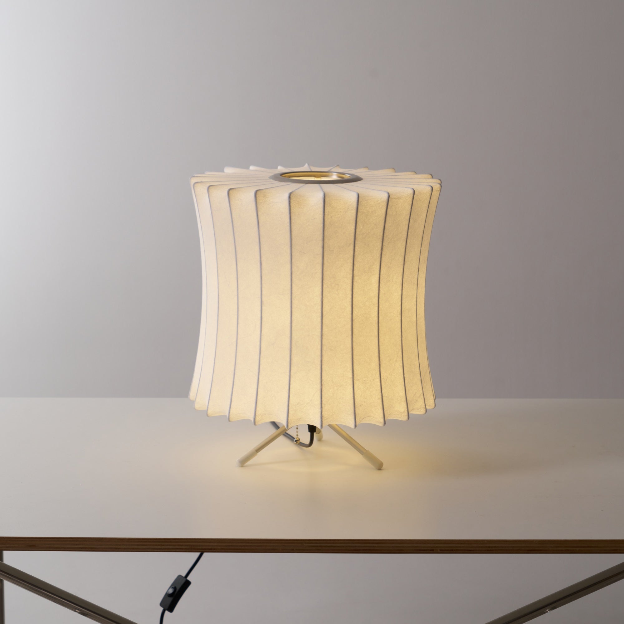 Rostix Steel Minimalist Table Lamp