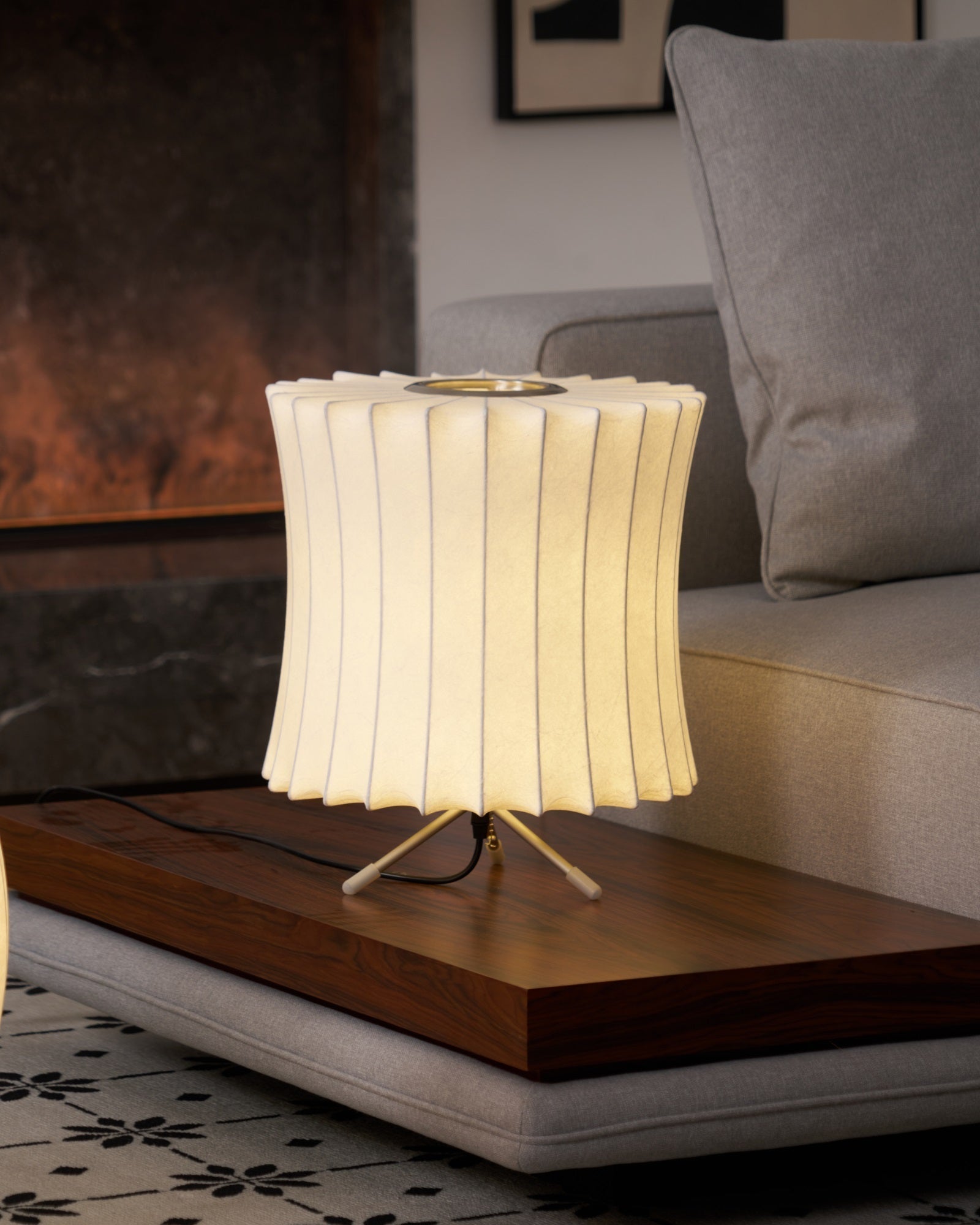 Rostix Steel Minimalist Table Lamp
