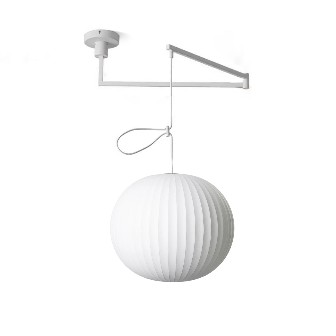Bis Silk & Steel Pendant Lamp