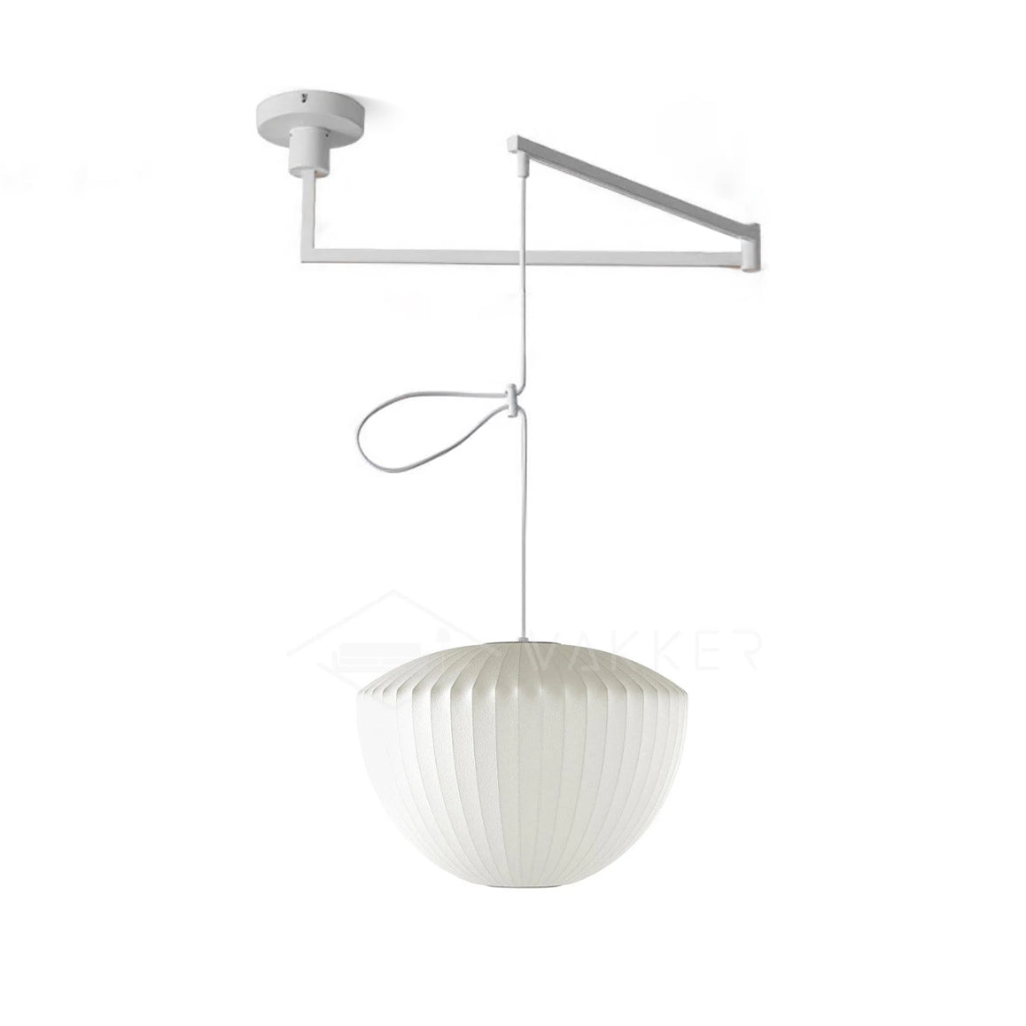 Bis Silk & Steel Pendant Lamp