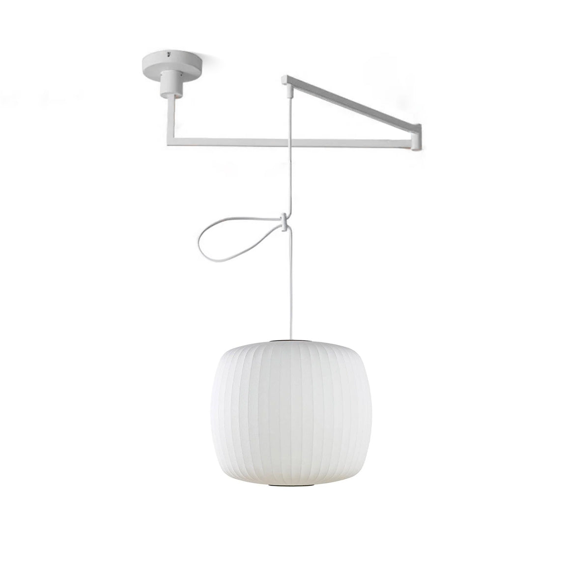 Bis Silk & Steel Pendant Lamp