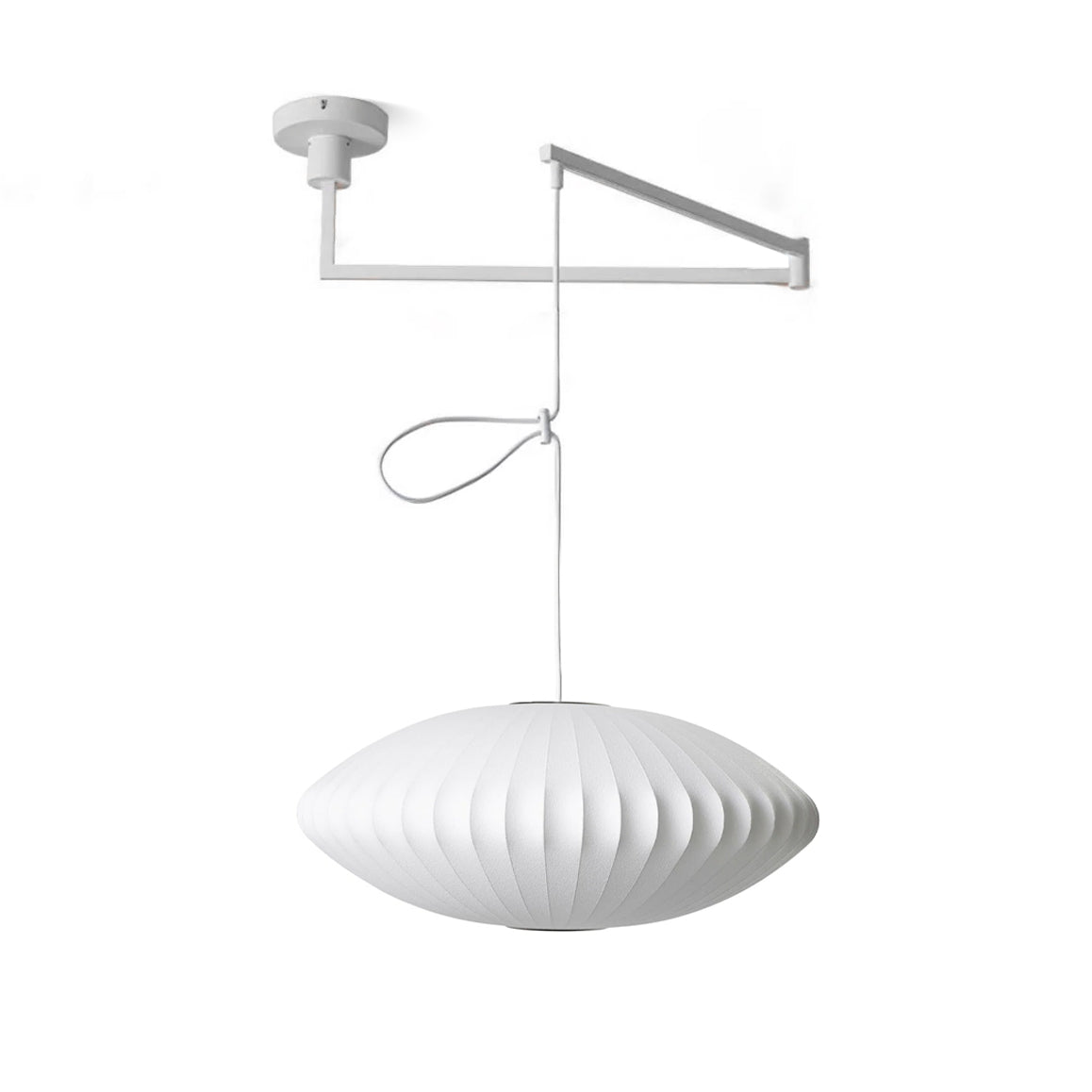 Bis Silk & Steel Pendant Lamp