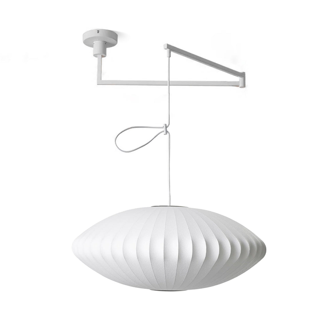 Bis Silk & Steel Pendant Lamp