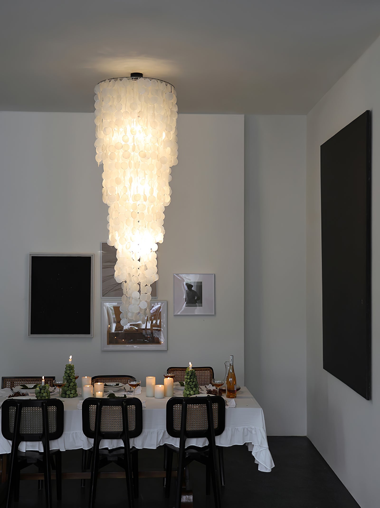 Eloryra Cascading Shell Chandelier
