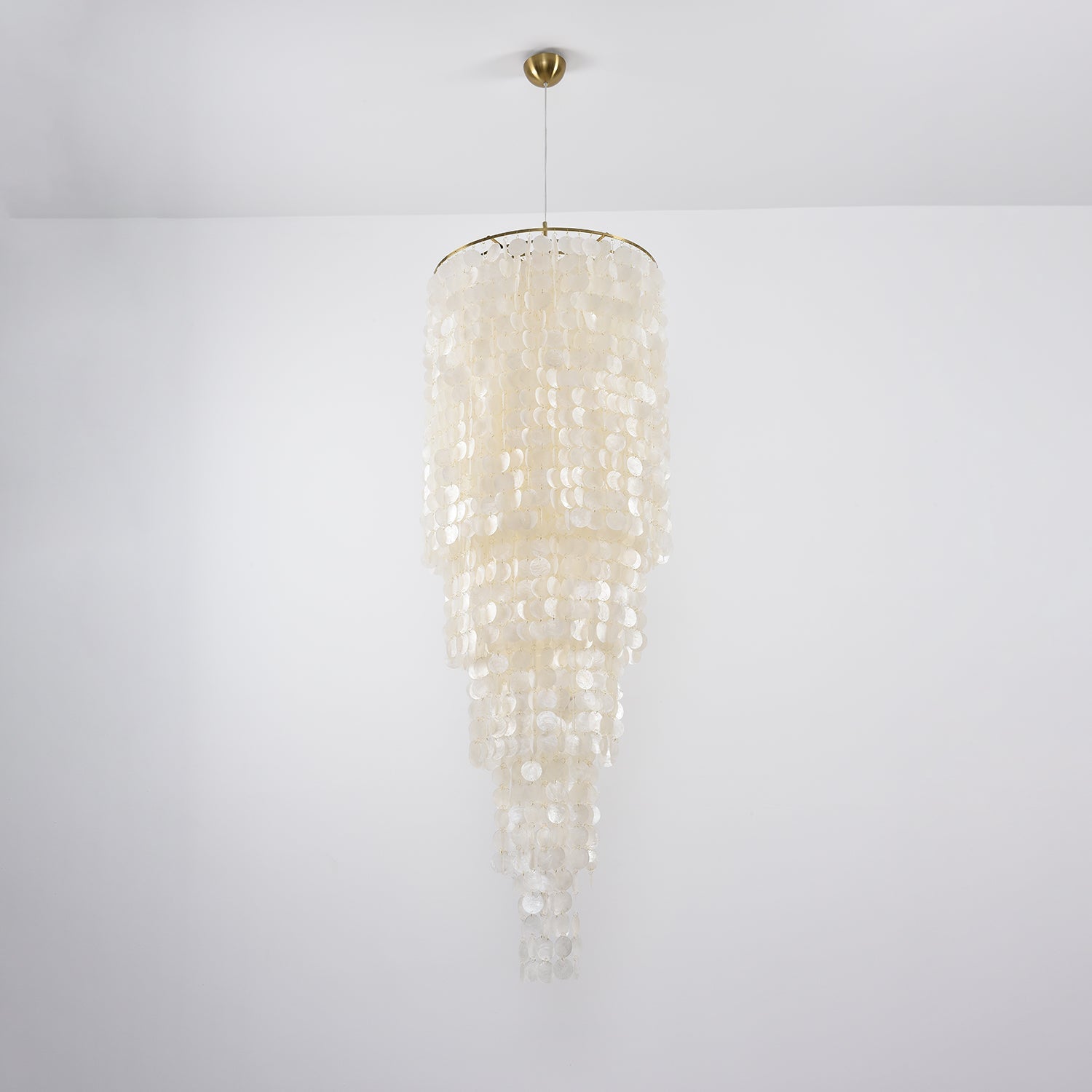 Eloryra Cascading Shell Chandelier