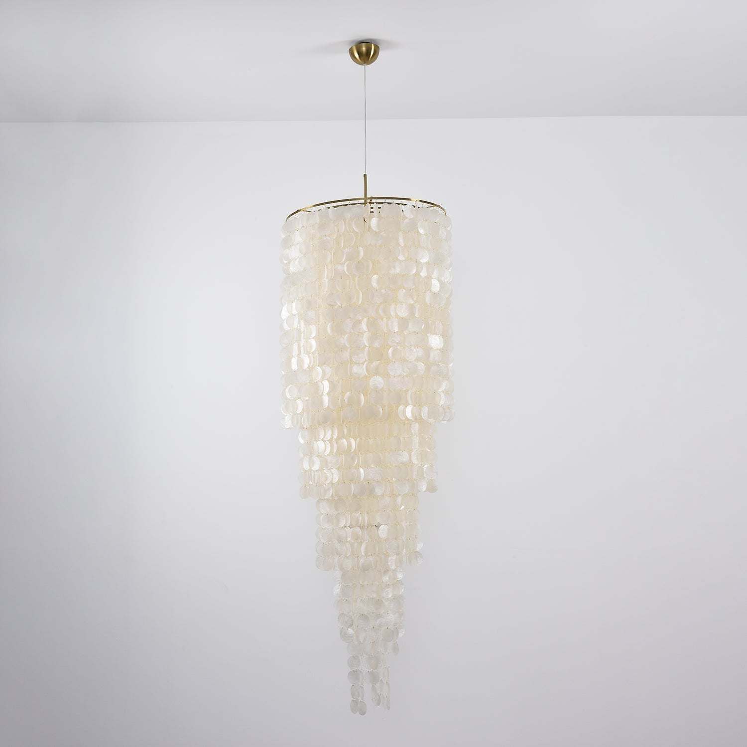 Eloryra Cascading Shell Chandelier