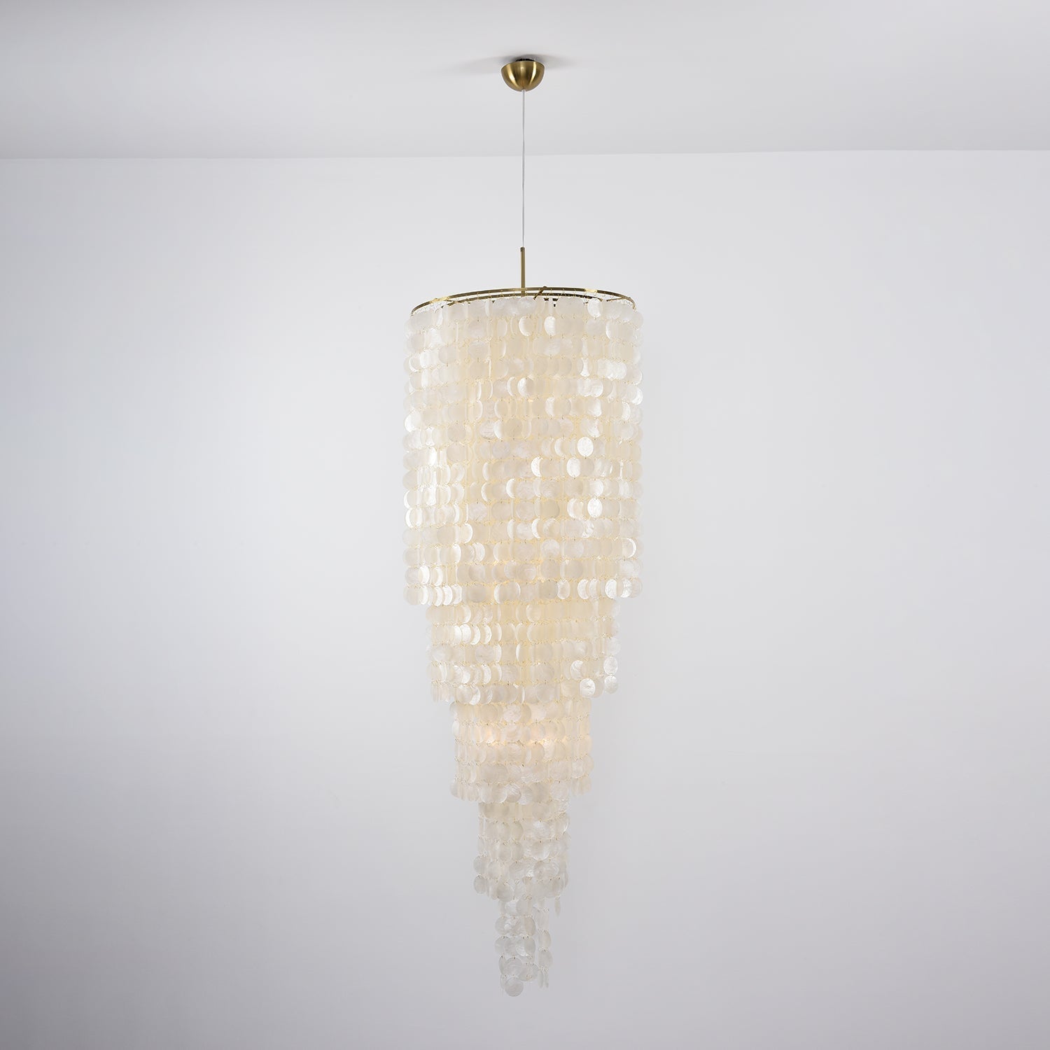 Eloryra Cascading Shell Chandelier