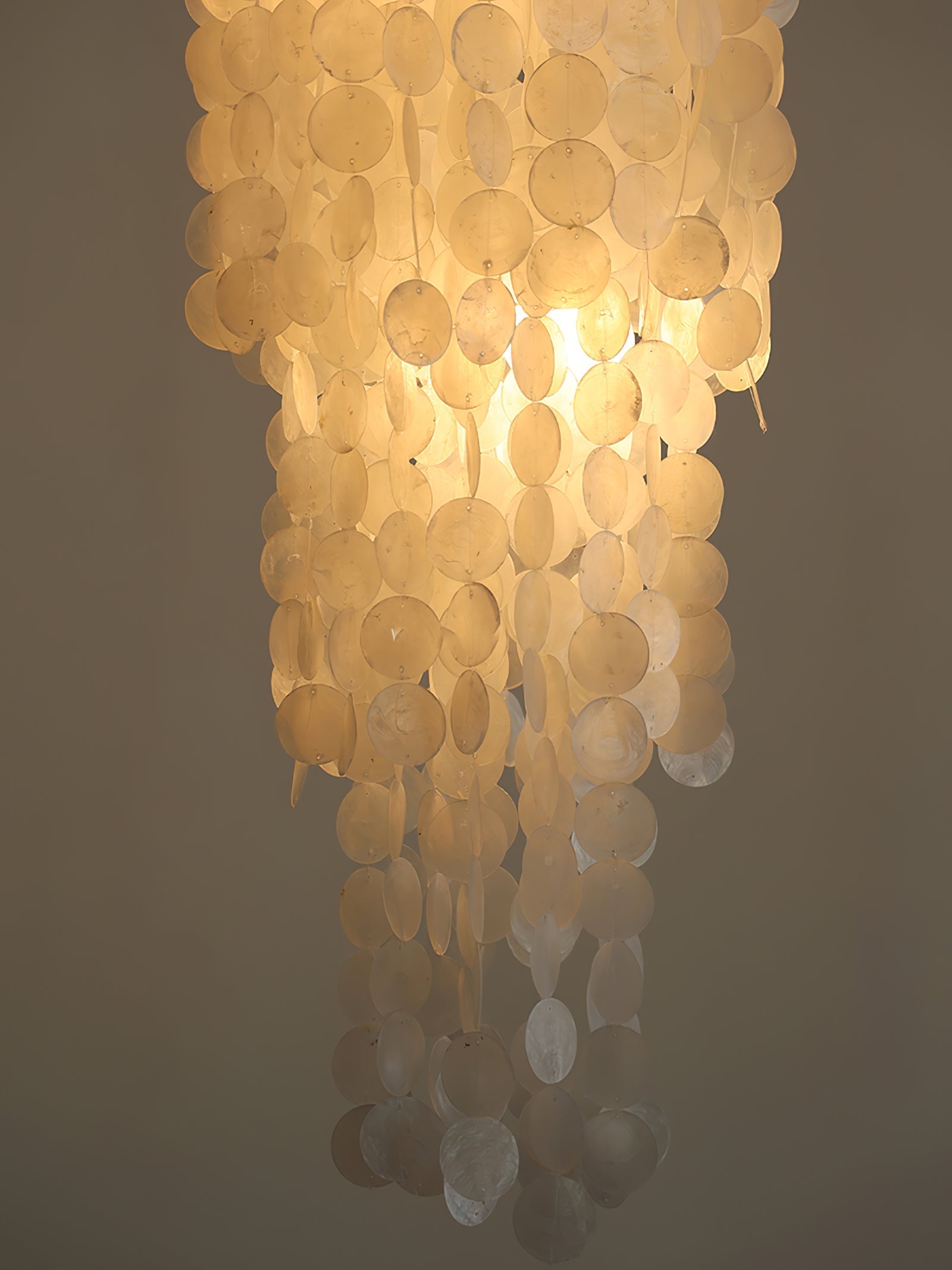 Eloryra Cascading Shell Chandelier