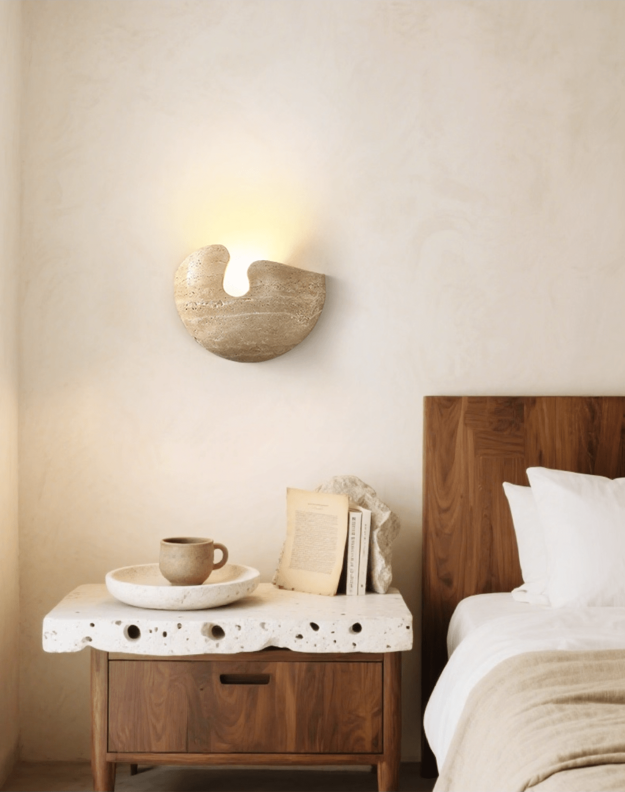 Pearl Stone Wall Light