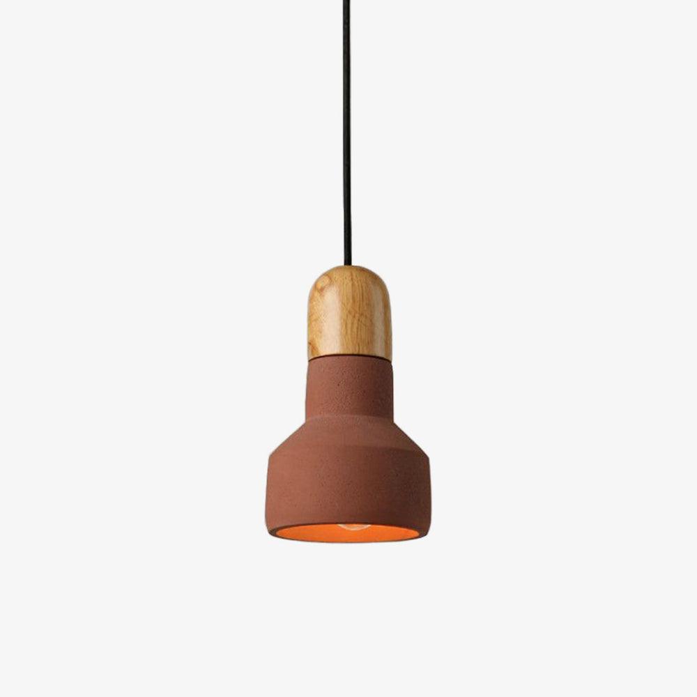 Trio Rustic Wood Pendant Light
