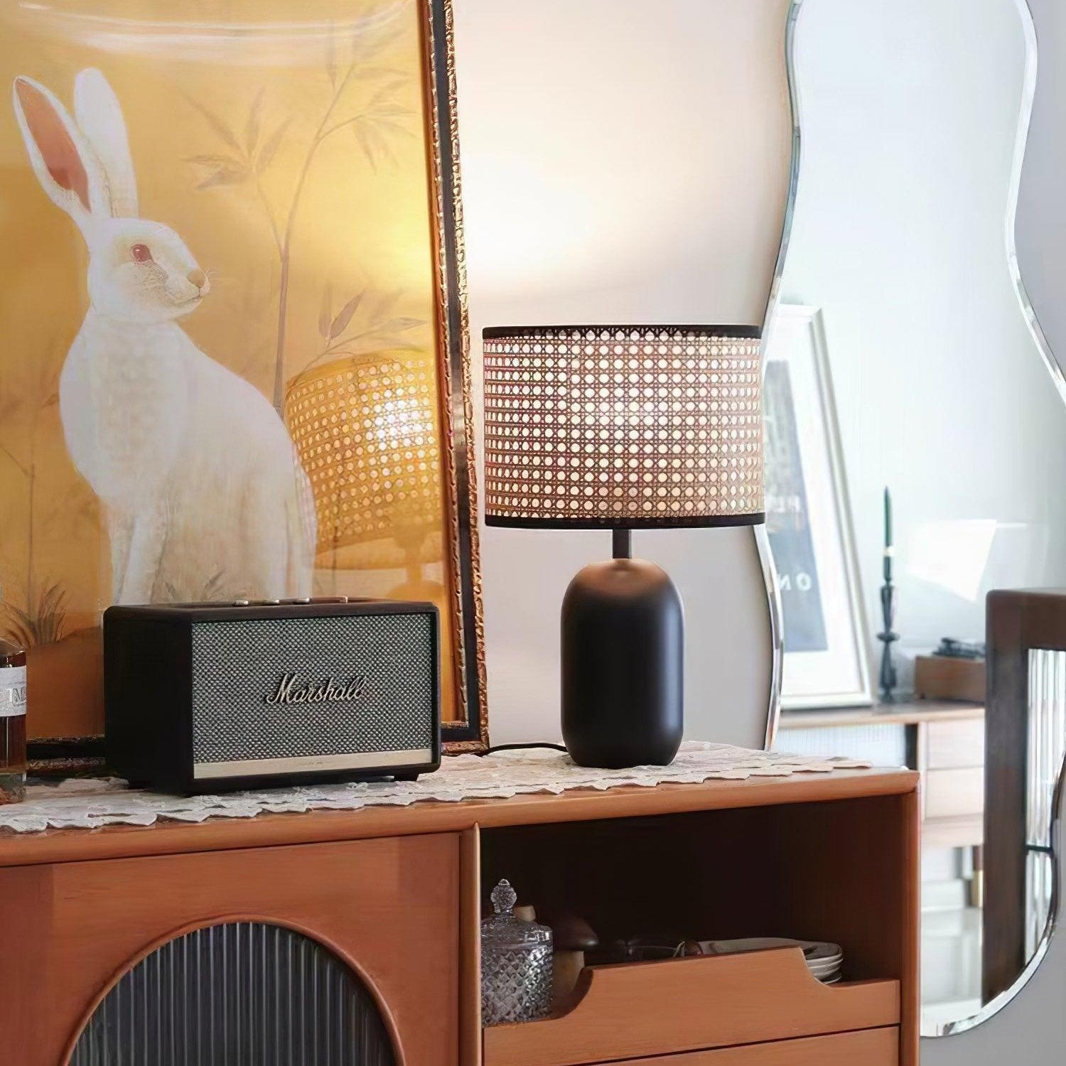 Ravarielle Modern Bamboo Table Lamp