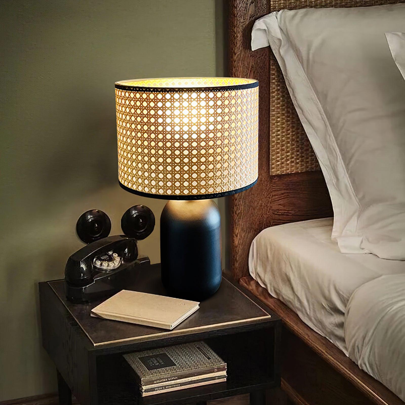 Ravarielle Modern Bamboo Table Lamp