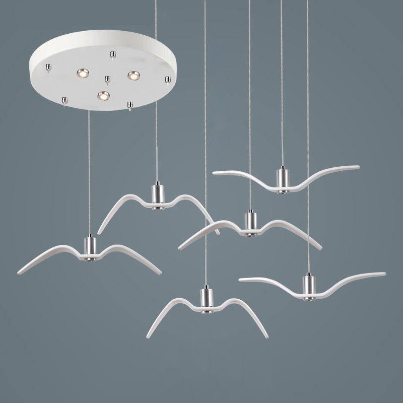 Ivoren Pendant Lamp Bird Wings for Living Room