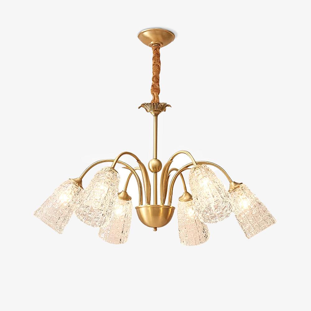 Celiella Vintage Glass Chandelier