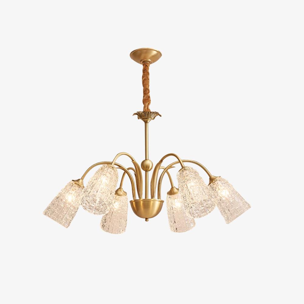 Celiella Vintage Glass Chandelier
