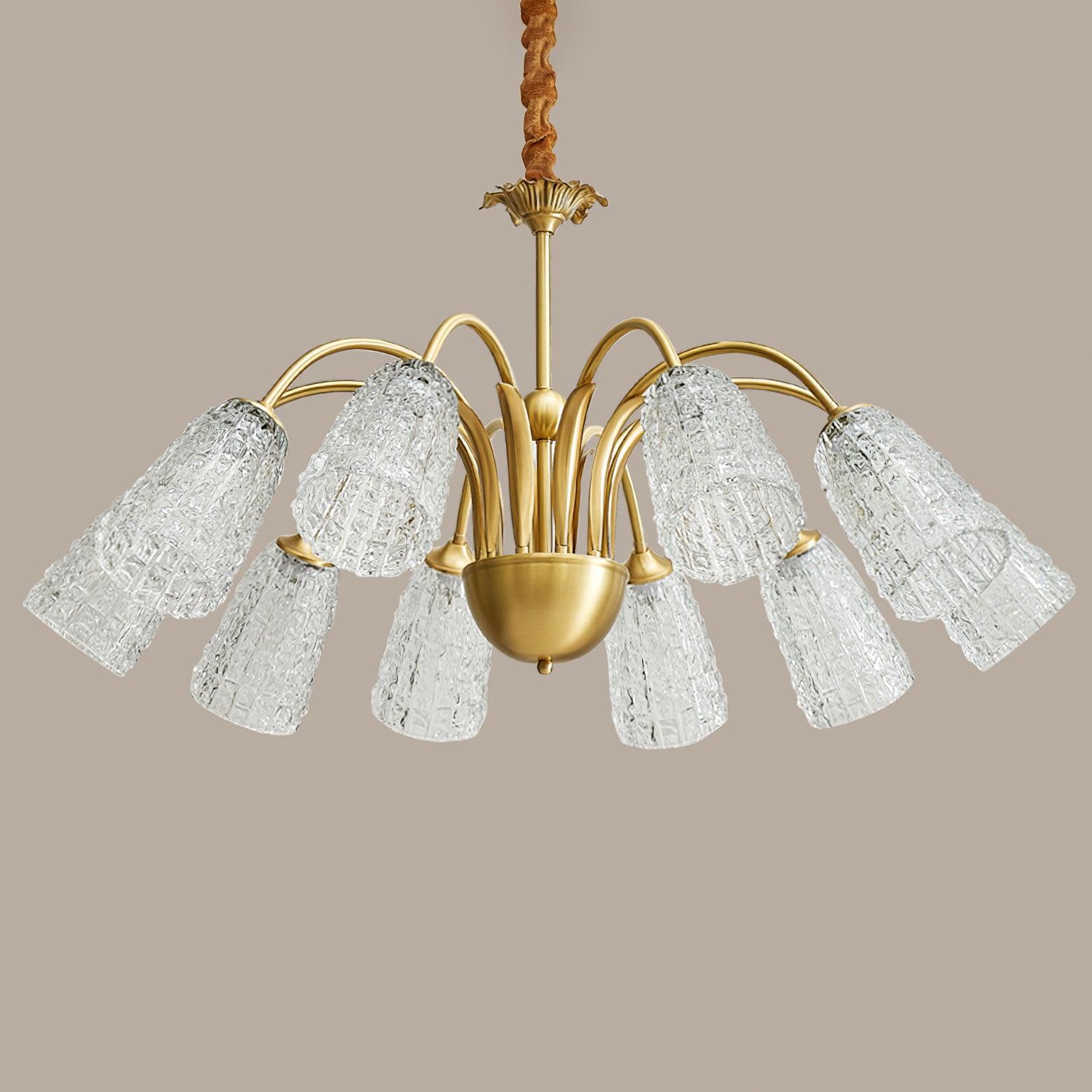 Celiella Vintage Glass Chandelier