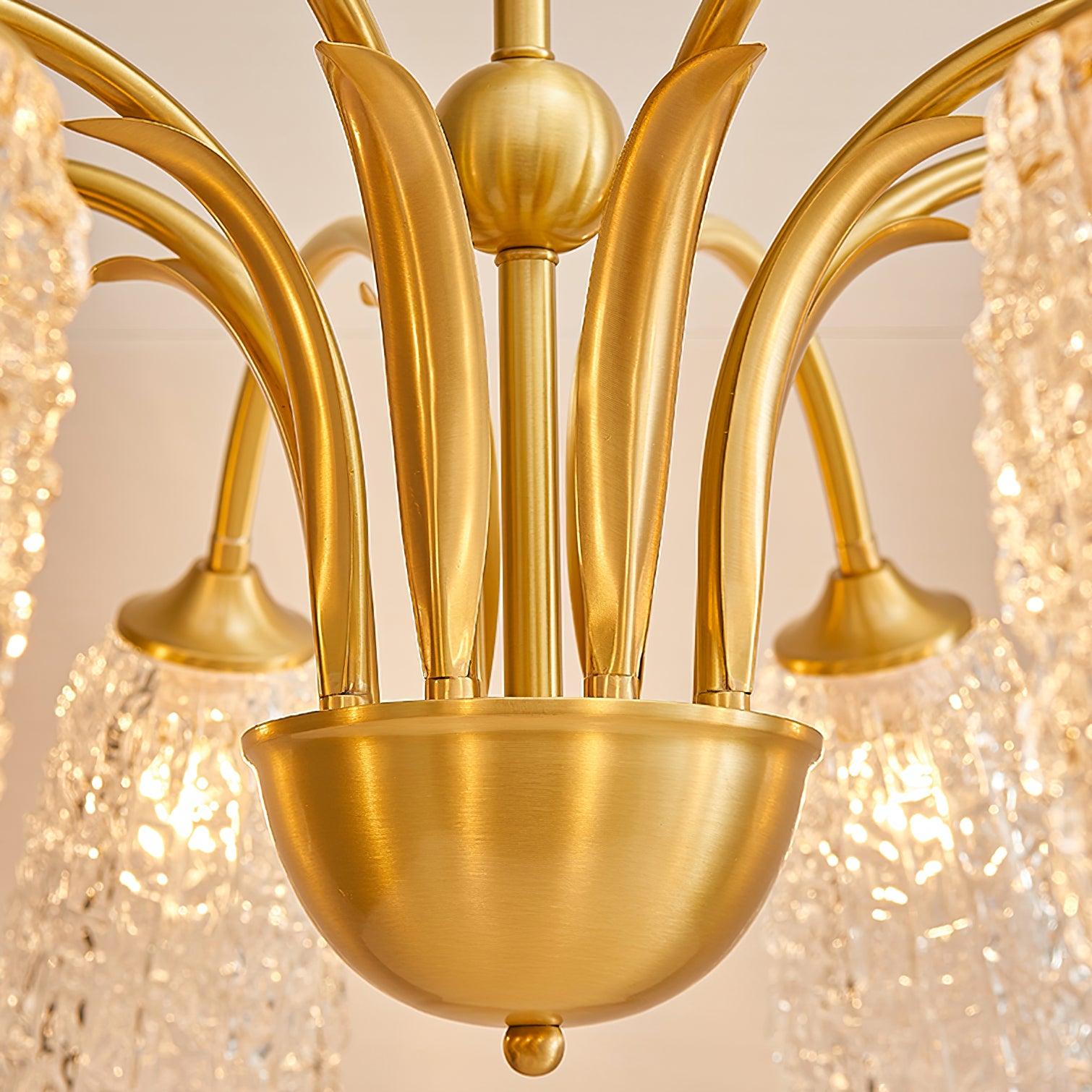 Celiella Vintage Glass Chandelier