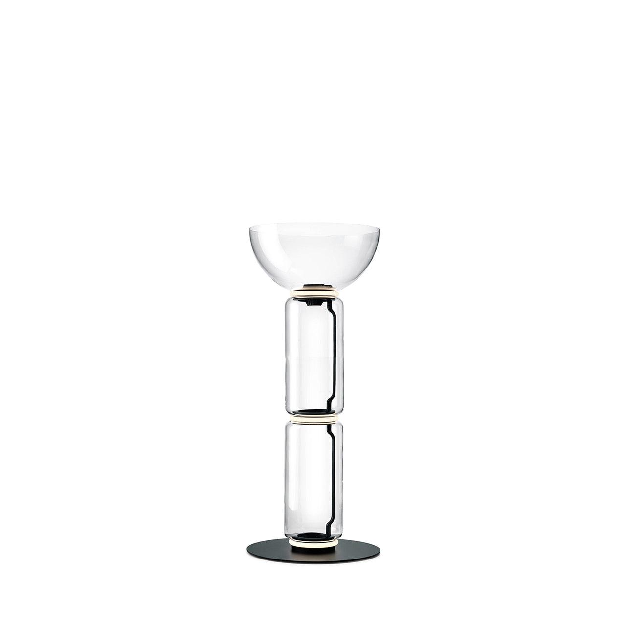 Cyrilys Floor Lamp Bamboo Glass