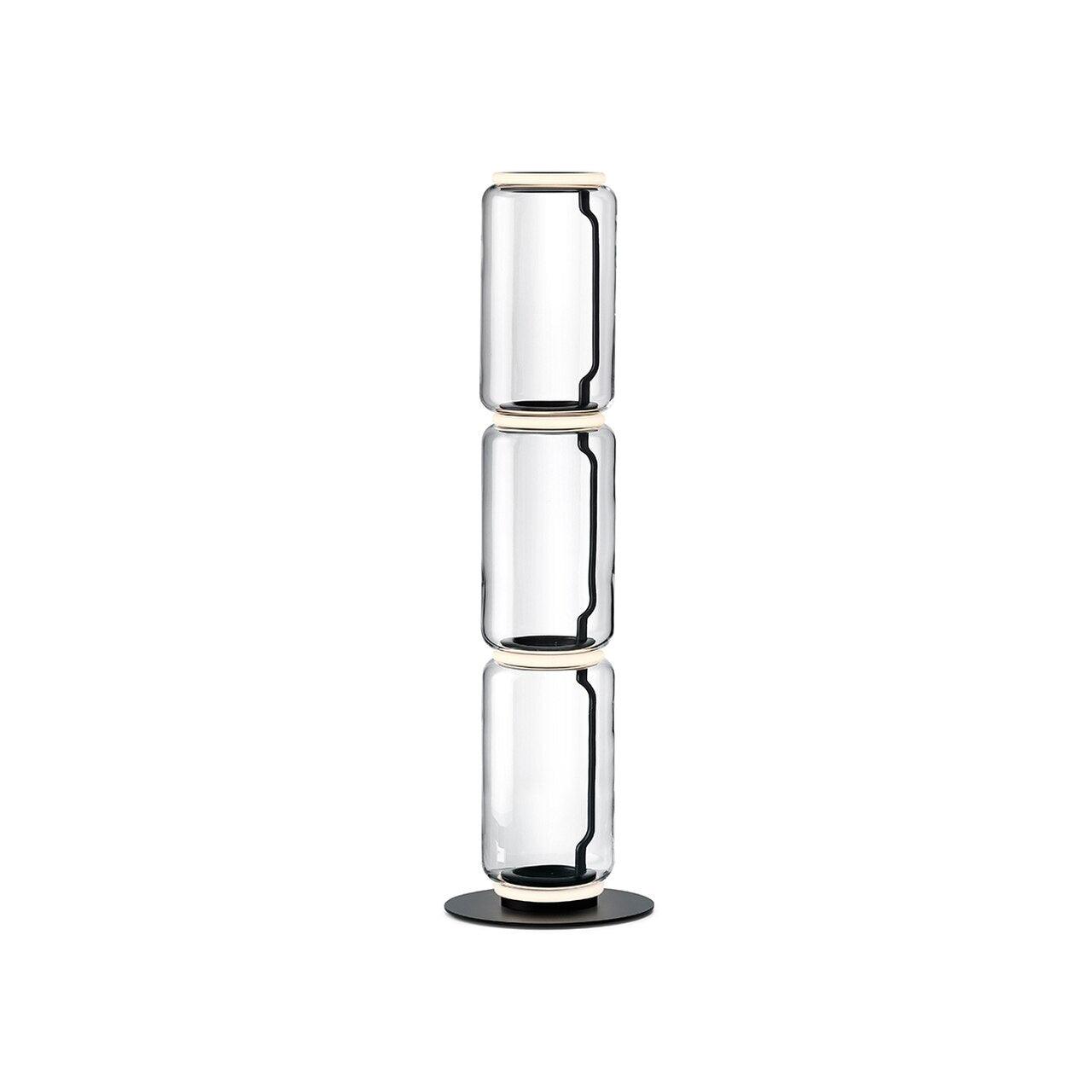 Cyrilys Floor Lamp Bamboo Glass