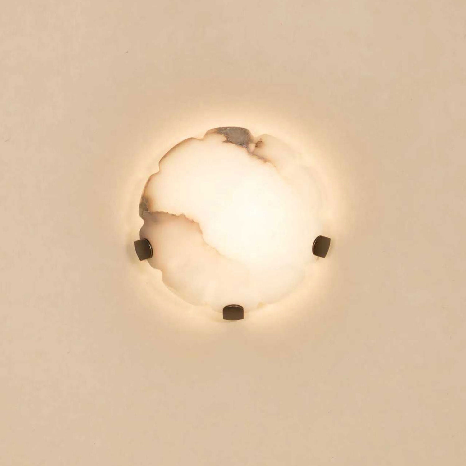 Lunor Alabaster Wall Sconce
