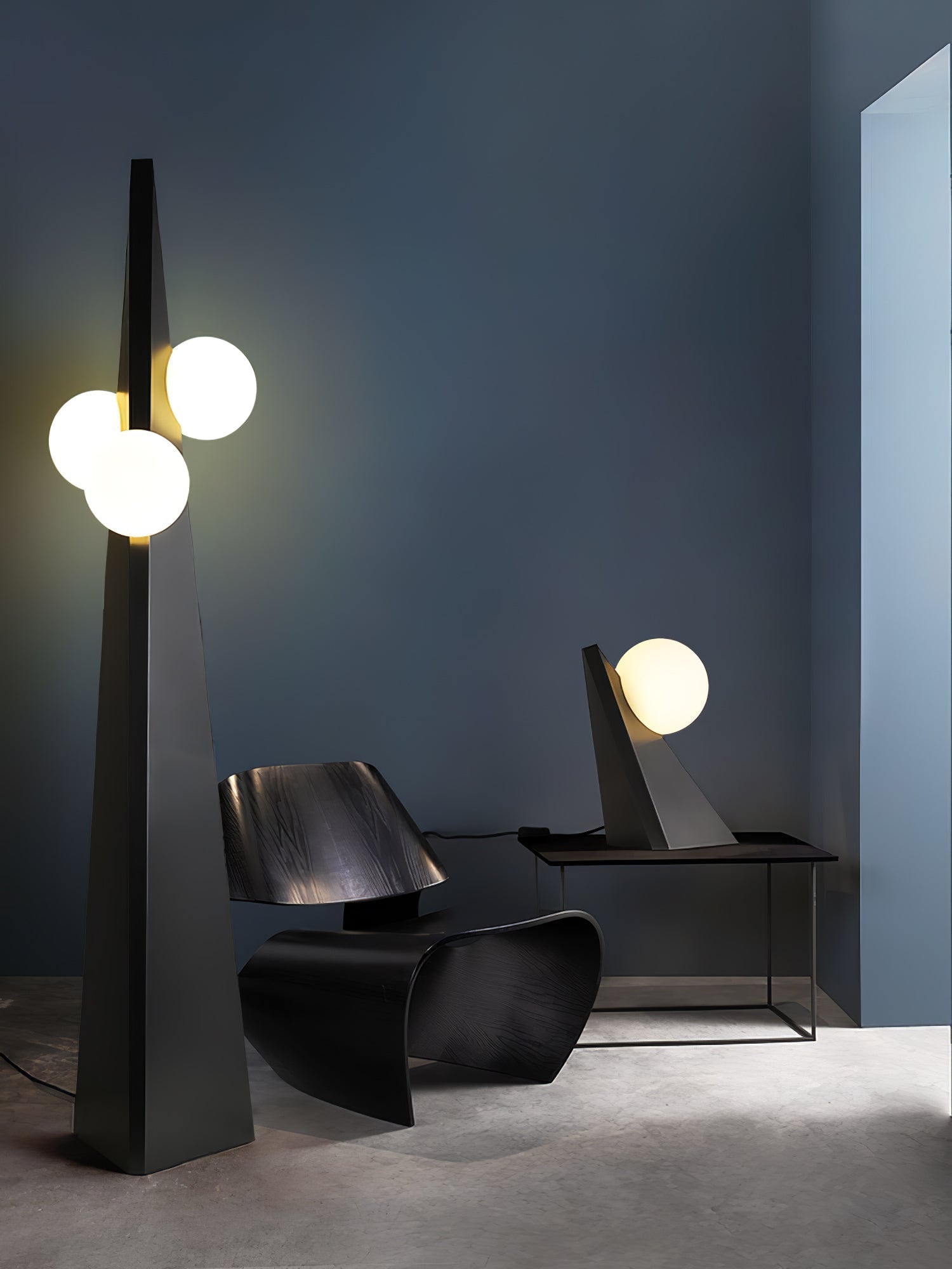 Nixie Geometric Glass Table Lamp