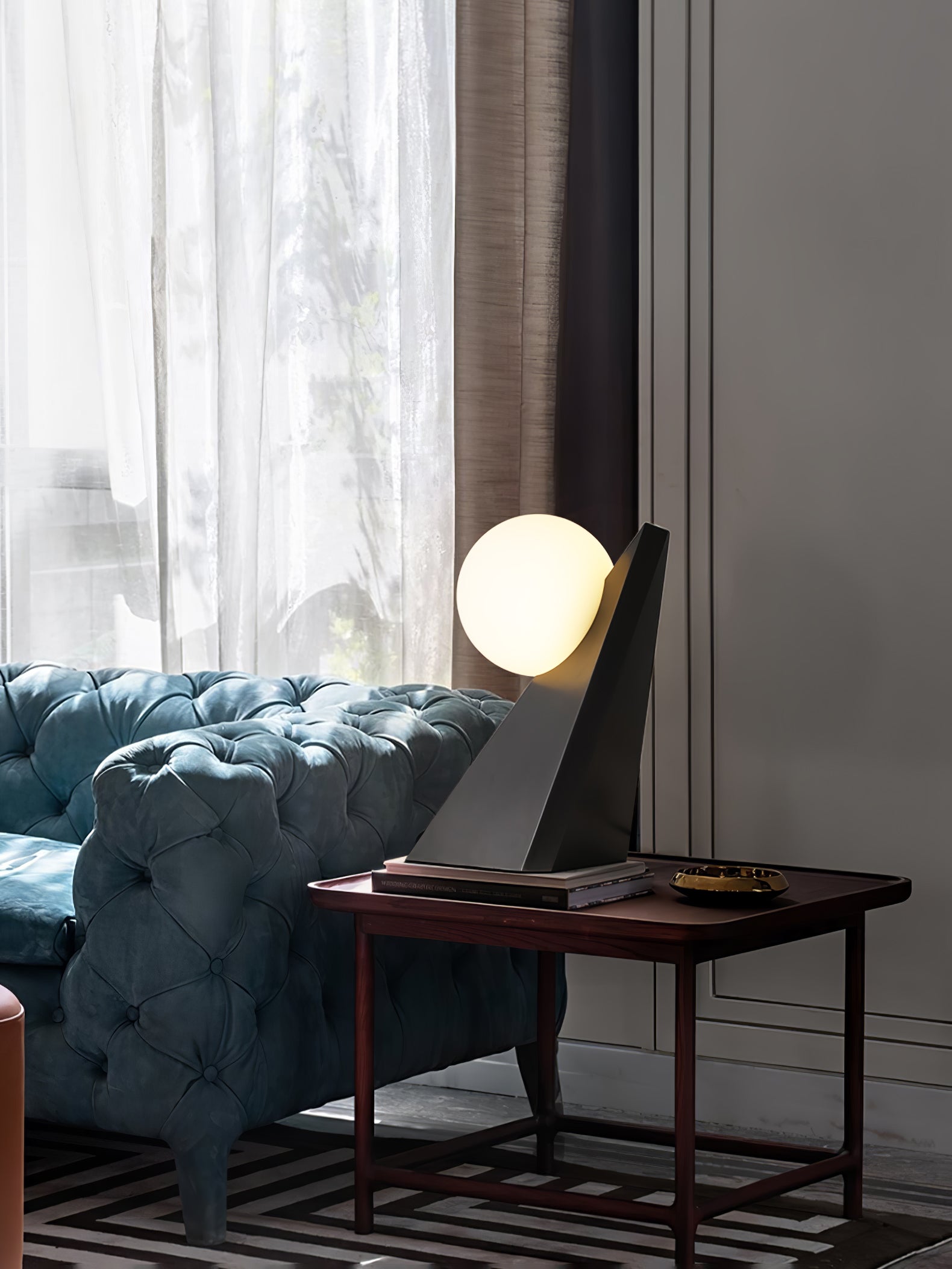 Nixie Geometric Glass Table Lamp