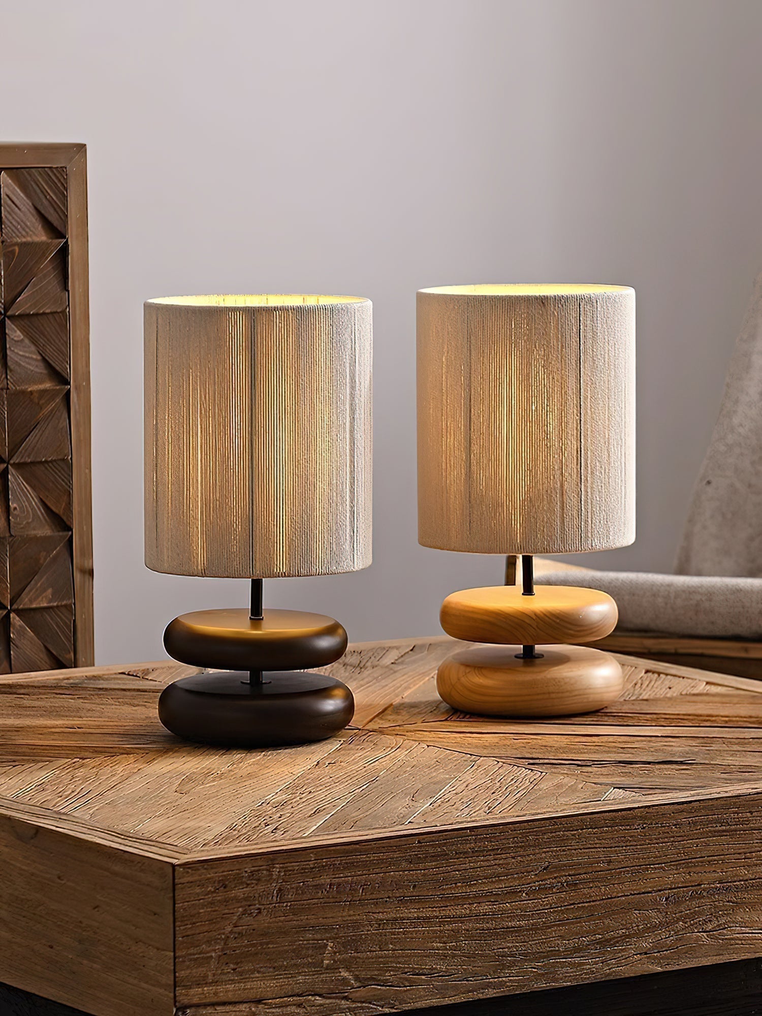 Morgan Minimalist Wood Table Lamp