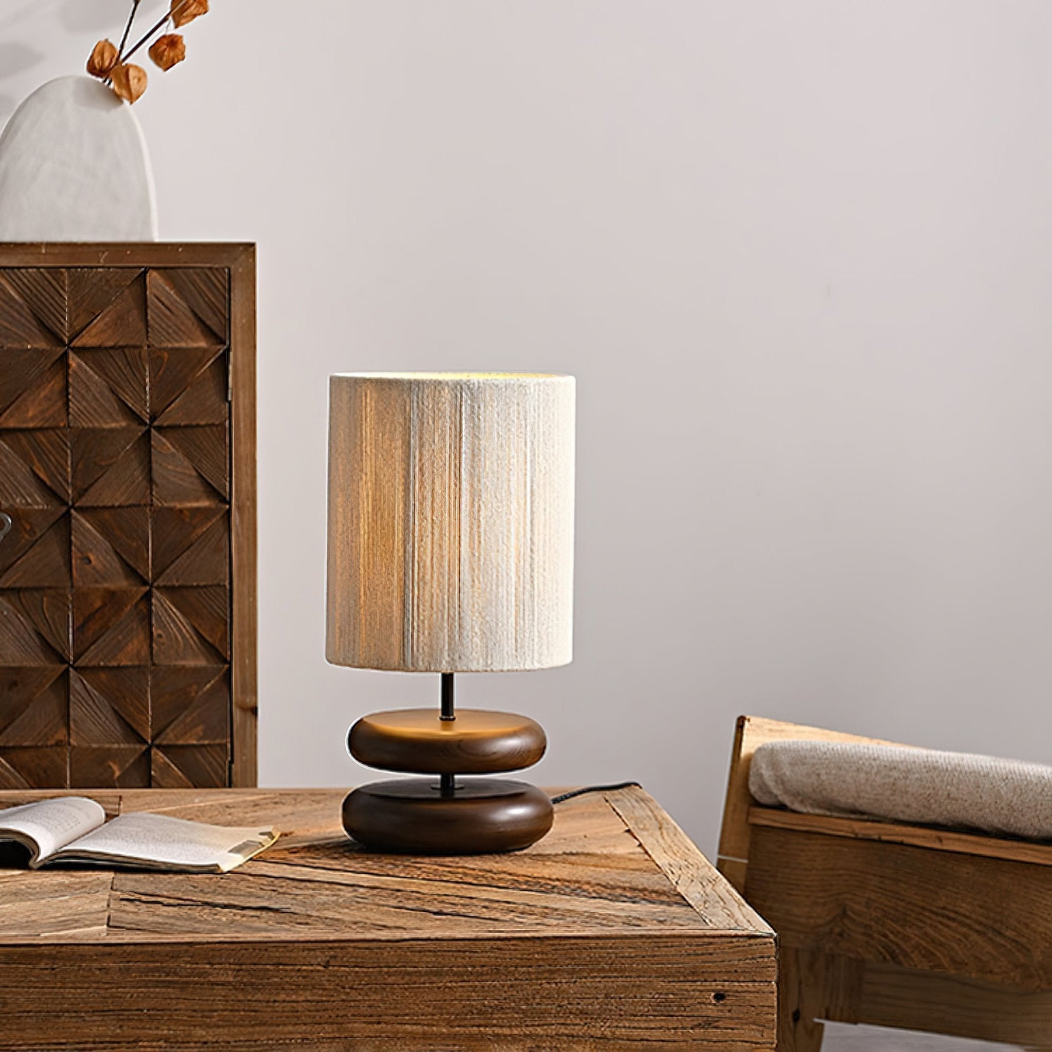 Morgan Minimalist Wood Table Lamp