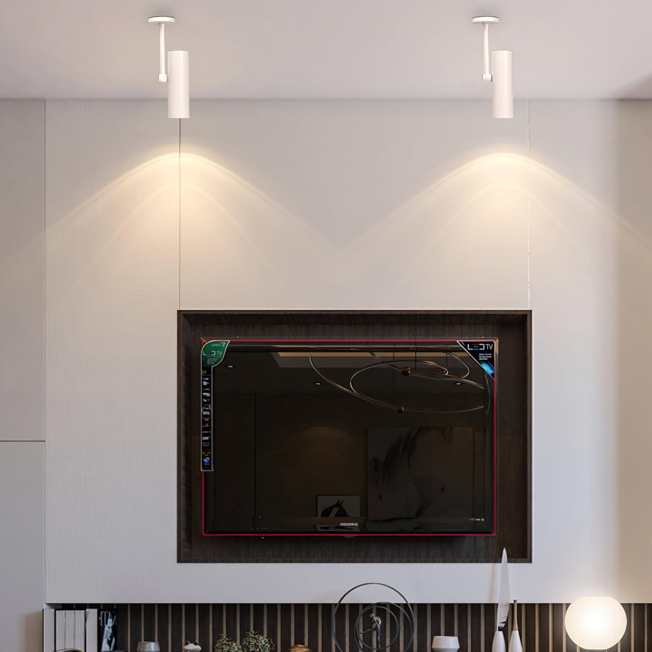 Velina Ceiling Light Cylinder Spotlight Industrial for Loft Study