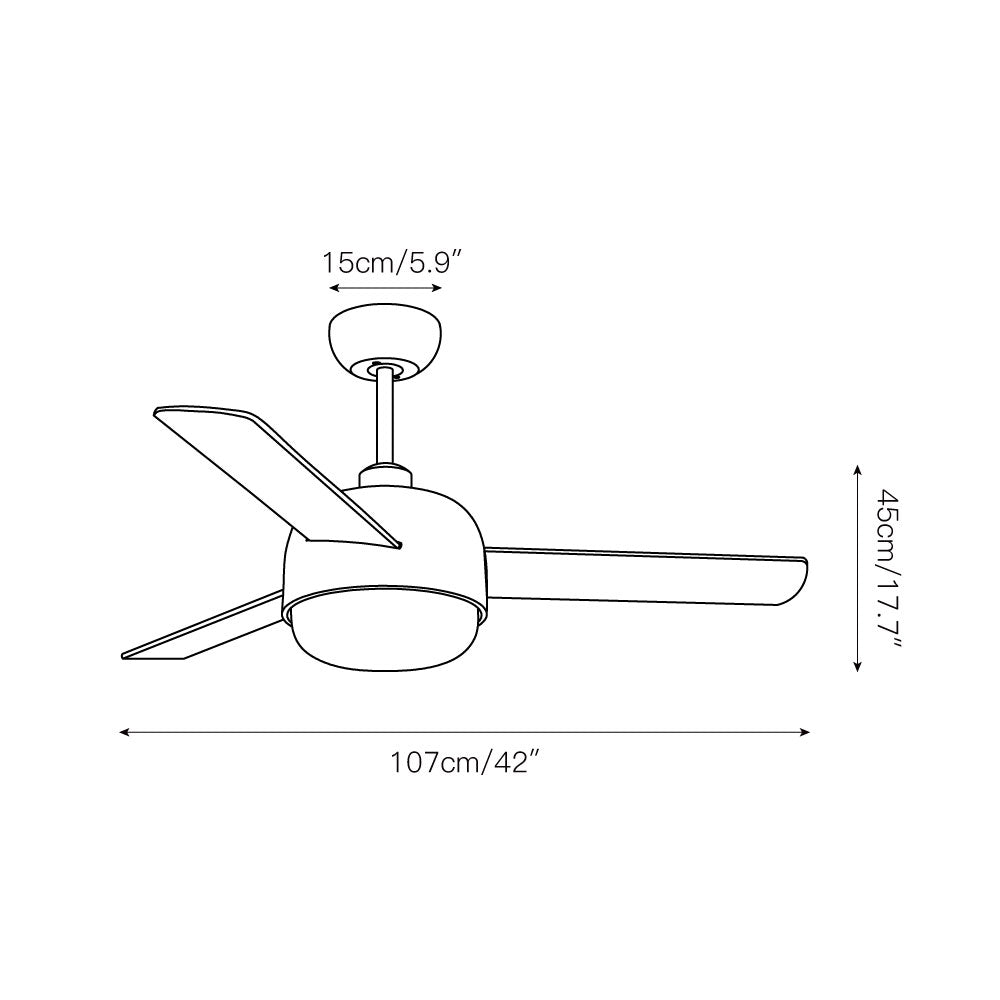 Cirareon Ceiling Fan Light