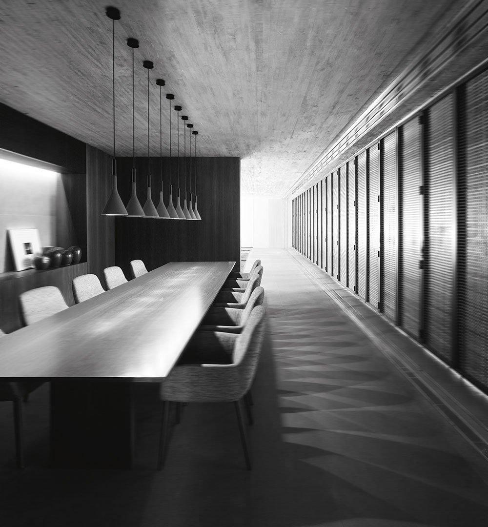 Veyloth Conical Concrete Pendant Light