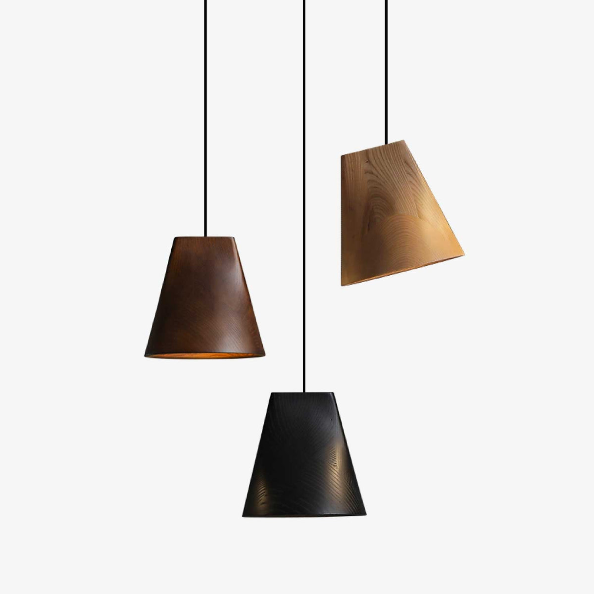 Sylorena Rustic Wood Pendant Light