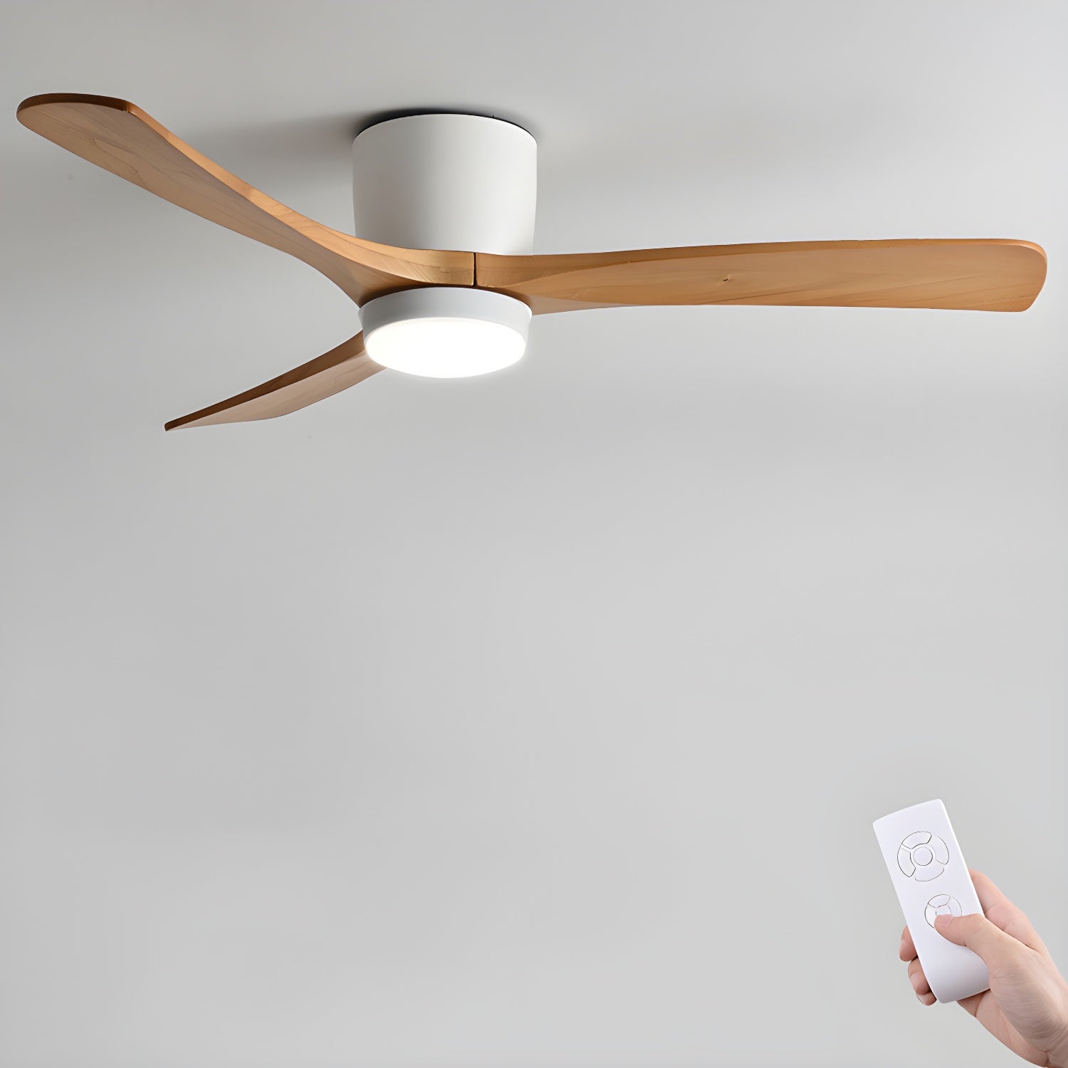 Dovervale Wooden Ceiling Fan Light
