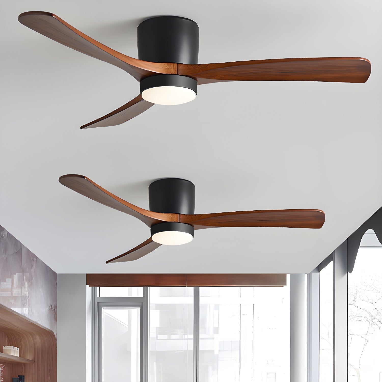 Dovervale Wooden Ceiling Fan Light