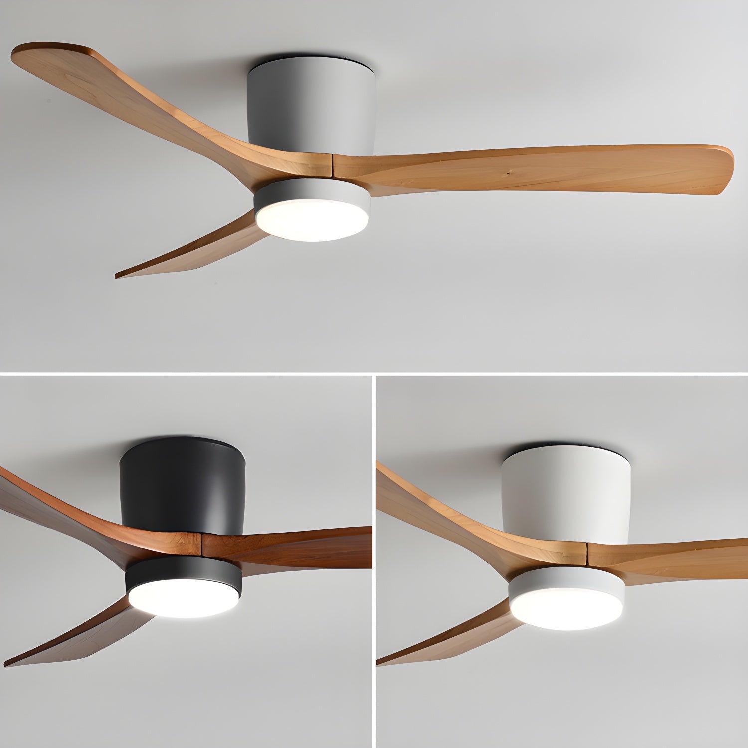 Dovervale Wooden Ceiling Fan Light