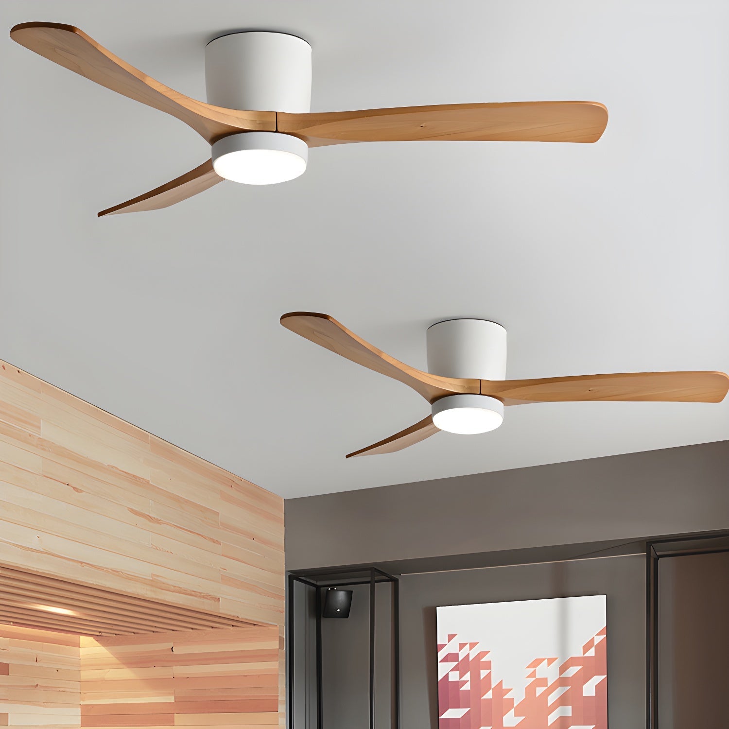 Dovervale Wooden Ceiling Fan Light