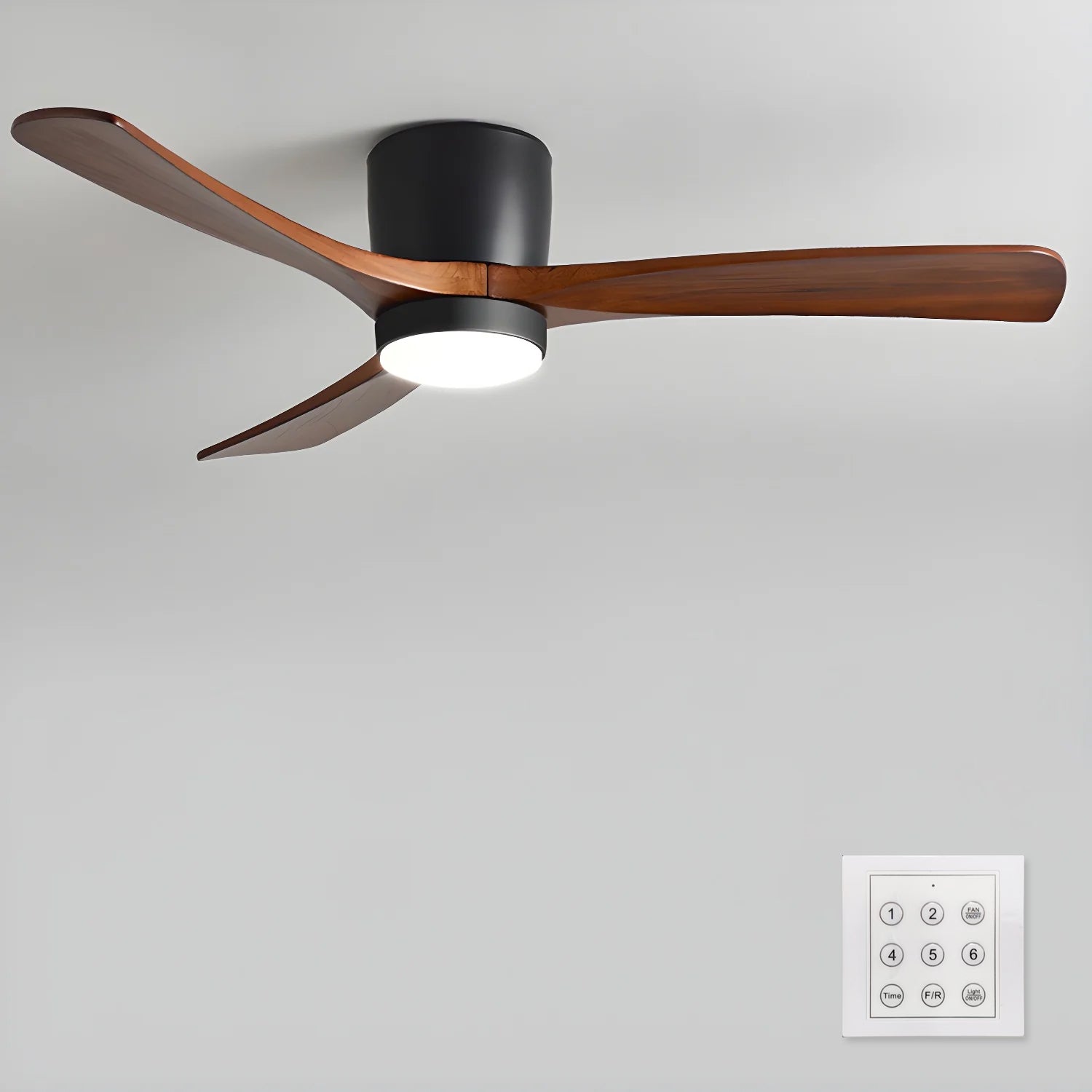 Dovervale Wooden Ceiling Fan Light