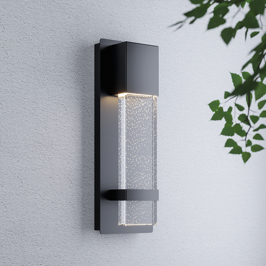 Patricia Minimalist Bubble LED Glass Outdoor Wall Lamp