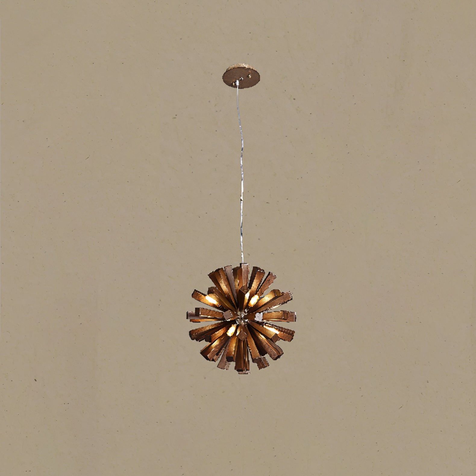 Elvarelle Premium Nordic Art Burst Wood Chandelier