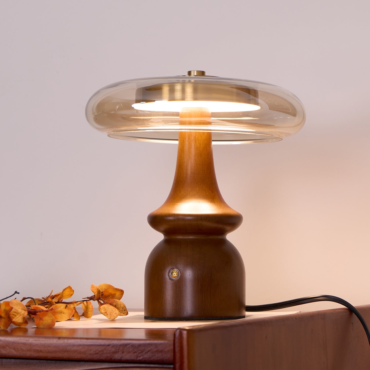 Moro Retro Wood Table Lamp